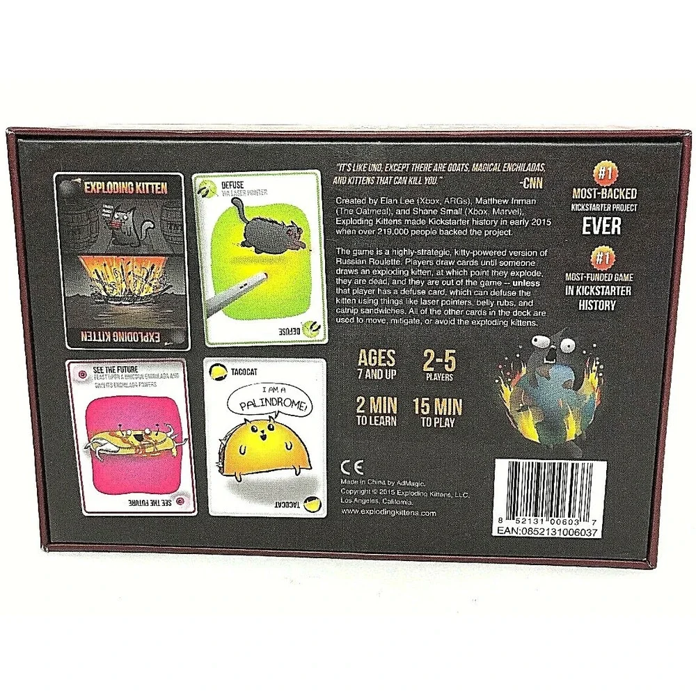 Exploding Kittens‎ Card Game NEW - Picture 2 of 3